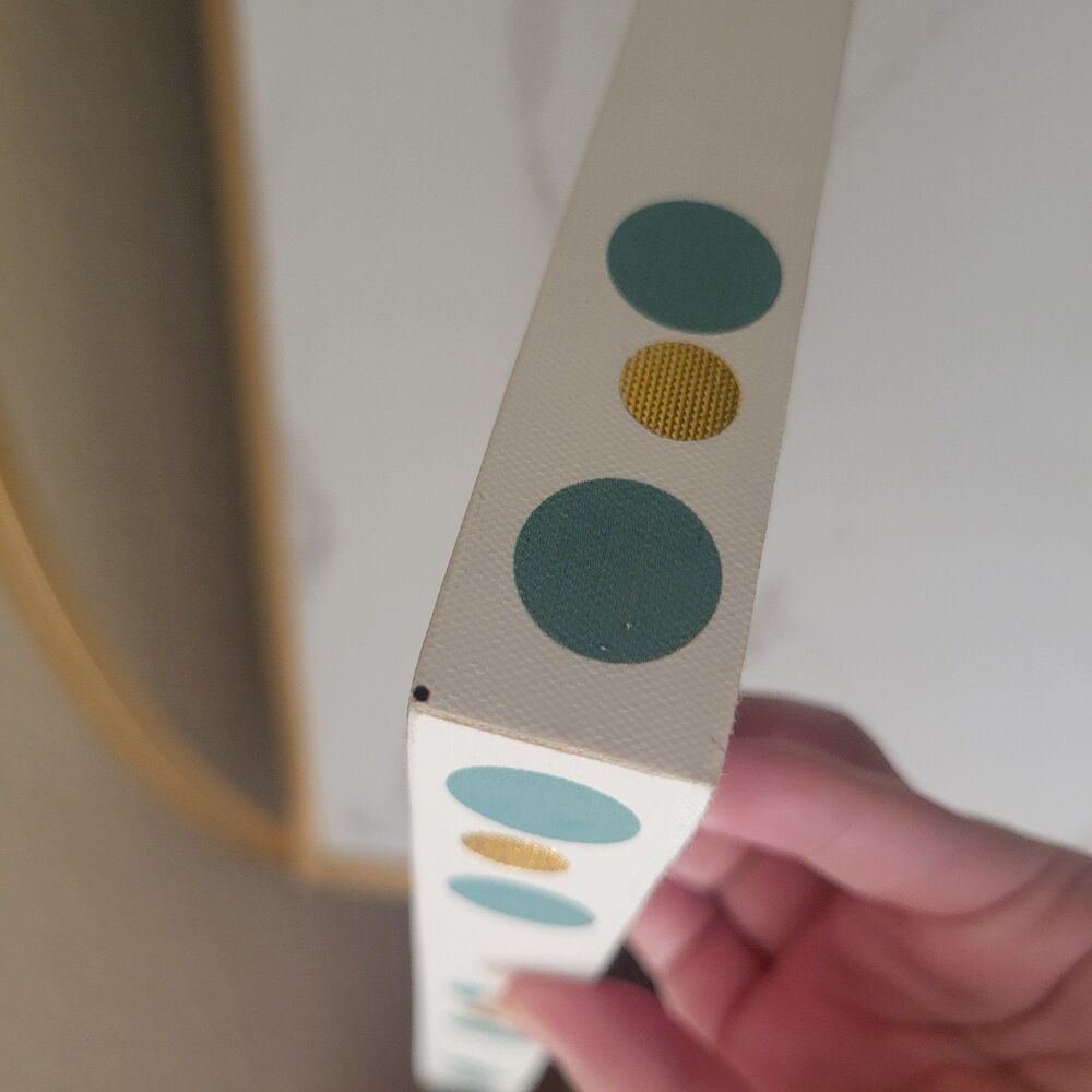 Pastel Canvas Clock - Picture 4 of 8